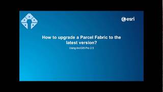 How to upgrade a parcel Fabric to the latest version