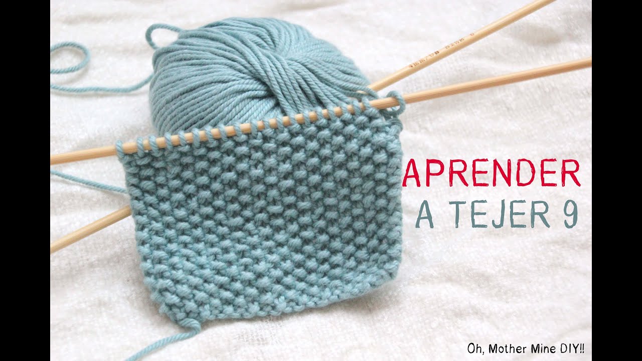 Curso APRENDER A TEJER (Cap 9) Punto de arroz