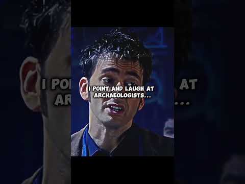 "I Point And Laugh At Archaeologists!" | Doctor Who #doctorwho #shorts #davidtennant #mattsmith