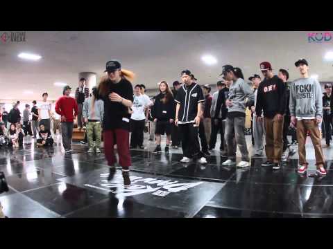 GROUP F & G / Hiphop Prelims / KOD 2014 Korea 1 on 1 Chungju / Allthatbreak com
