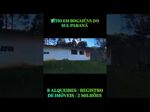 Sítio em Bocaiúva do Sul Paraná