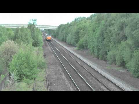 31285, DB999508 and 31233 on 2Q88, 06:15, Crewe Carriage Sidings - Derby R.T.C
