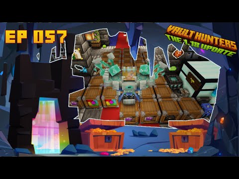 SKY VAULTS EP57: Longest Rep Grind So Far! - Vault Hunters 1.18 (Modded Minecraft)