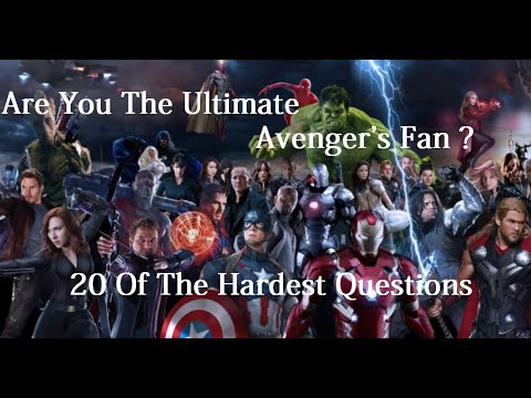The hardest Avengers quiz ever - For a true fan 20 Questions and Comic books trivia.