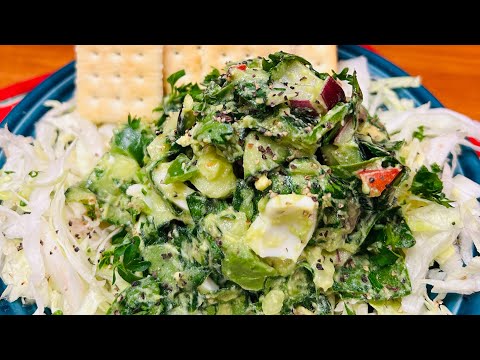 Fresh Spinach/Avocado & Egg Salad