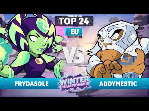 FryDasOle vs. Addymestic - Elimination Top 24 - EU - Brawlhalla Winter Championship 2023