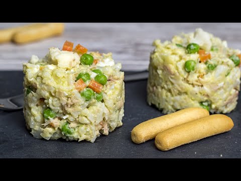 ENSALADILLA con mahonesa de AGUACATE 🥑