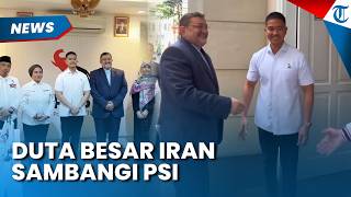 DUTA BESAR IRAN Sambangi Kantor PSI, Kaesang Beri Pesan untuk Warga Persia