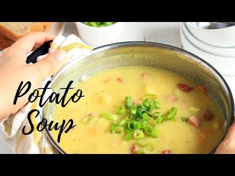 CREAMY POTATO SOUP | GERMAN POTATO SOUP RECIPE