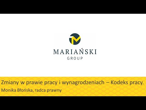 Zmiany w prawie pracy i wynagrodzeniach. Nowy Kodeks pracy.