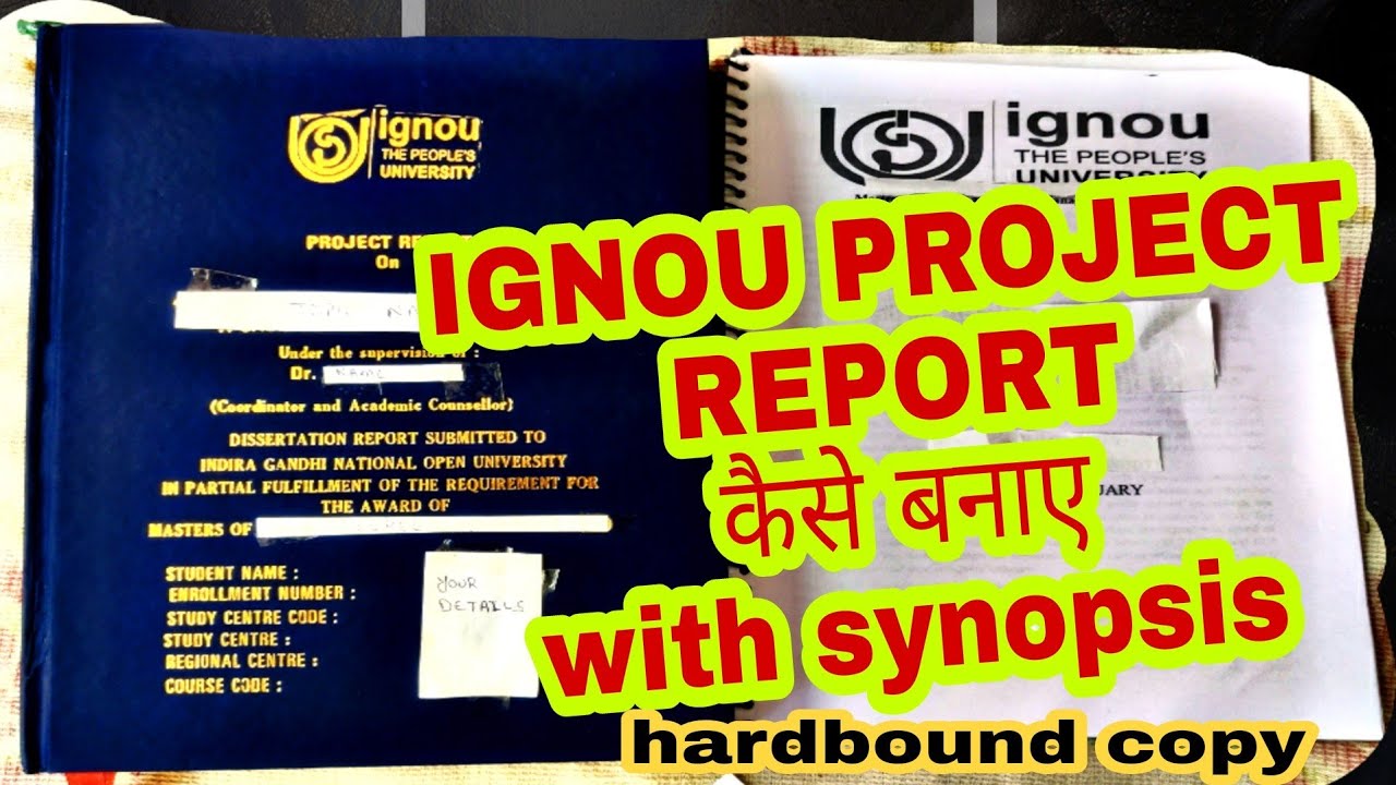 FINAL PROJECT PROPOSAL IGNOU | Kaise banaye ignou ka project process