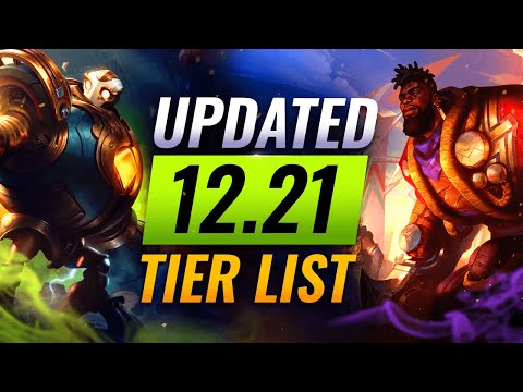 NEW UPDATED 12.21 Tier List: FINAL LIST Before Preaseason - League of Legends