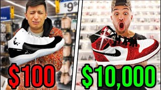 $100 VS $100,000 Sneaker Shopping