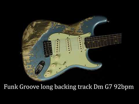 Smooth Funk Groove long backing track Dm9 Gm7 92bpm