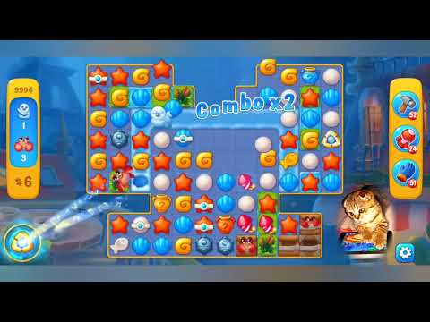 Fishdom 2022, no Boosters,   9994  level  -  прохождение без бустеров,   9994  уровень.