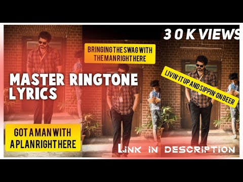 master ringtone lyrics | master the blaster | link in description