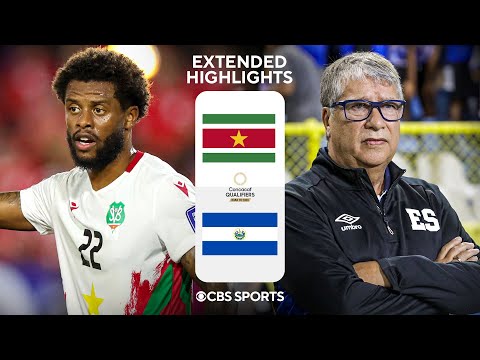 Suriname vs. El Salvador: Extended Highlights | CONCACAF World Cup Qualifiers | CBS Sports