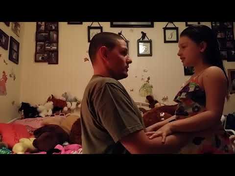 Daddy daughter talk making sure we communicate with our kids.