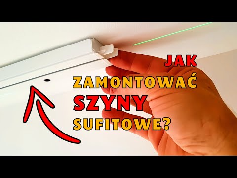 ►Montaż karnisza sufitowego. Jak zamontować szynę sufitową jedno i dwutorową? DIY Dom za 100 tys 348