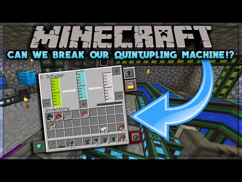 CAN WE BREAK OUR QUINTUPLING MACHINE!?  Surviving with Mekanism Minecraft 1.15
