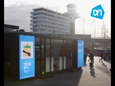 Loja digital de Albert Heijn é inaugurada no Aeroporto Schiphol de Amsterdã