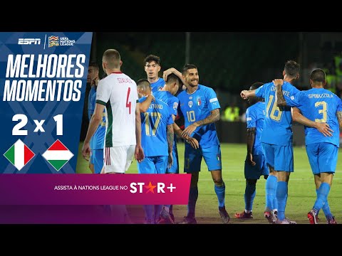 COM DIREITO A GOLAÇOS, ITÁLIA VENCE A HUNGRIA NA NATIONS LEAGUE | MELHORES MOMENTOS