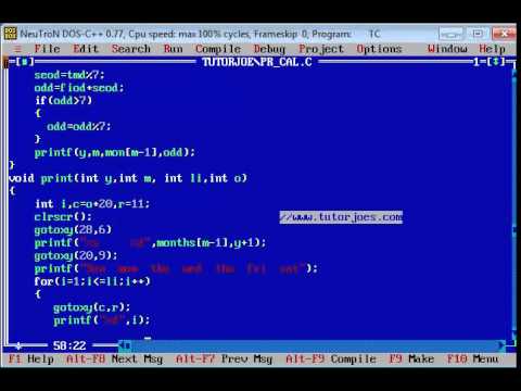 Basic Program In C In Tamil
