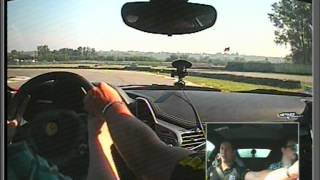 preview picture of video 'Io alla guida della Ferrari F458 Italia - Circuito Le Colline (Chignolo Po) - DrivingBox'