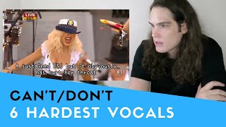 Voice Teacher Reacts to 6 HARDEST Vocals Singers CAN&#39;T/DON&#39;T Sing ANYMORE