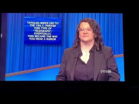 Double Jeopardy, Emma Saltzberg Day 2 - 2nd Daily Double (2/3/22)