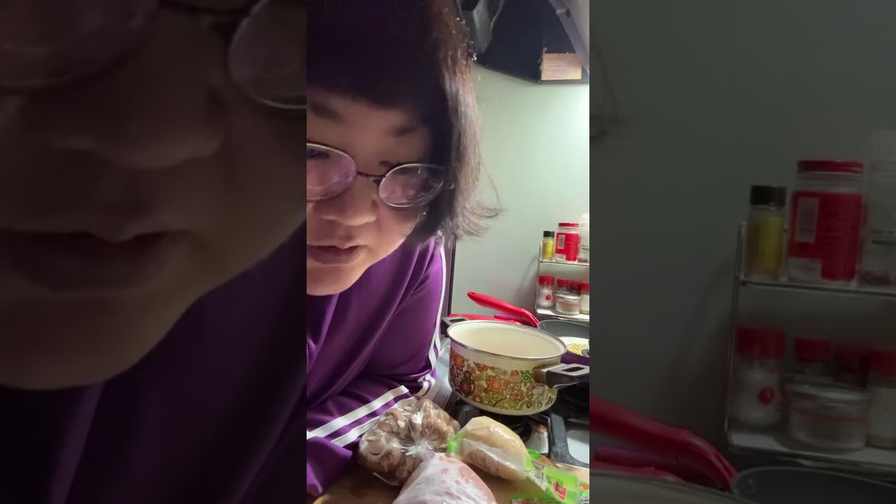 お料理配信 cooking グリーンカレー curry サラダ salad