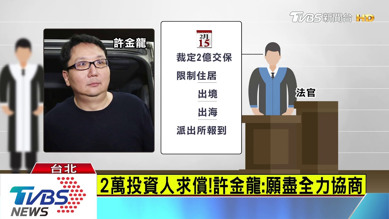 籌到2億交保金 樂陞董座許金龍出監