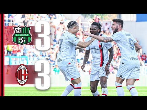 Leão, Jović and Okafor | Thrilling comeback draw | Sassuolo 3-3 AC Milan | Highlights Serie A