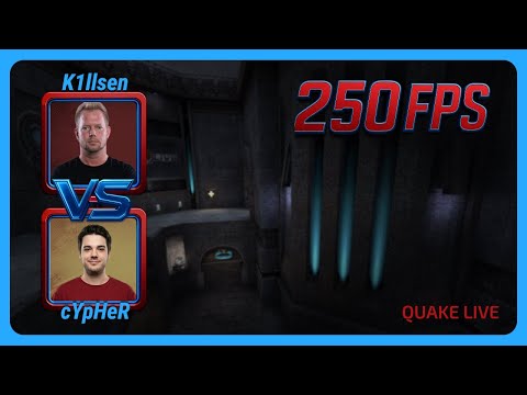 K1llsen vs cYpHeR | 250FPS Quake Season 4 | BO3 | Quake Live