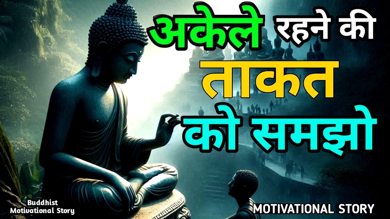 आगे बढने के लिए अकेलापन वरदान है अकेले जीना सीखो | Buddha motivational quotes | Inspirational speech