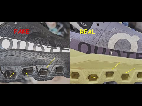 On Cloudmonster real vs fake review. How to spot fake On Cloud sneakers