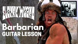 Electric Wizard Guitar Lesson - Barbarian - B Standard Tuning