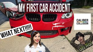 My first car accident Caliber collision auto body