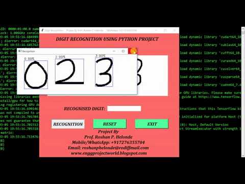Python Code For Digit Recognition Using Neural Network Full Source Code Ieee Based Project
