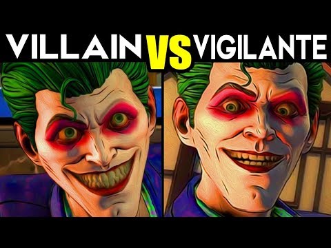 VILLAIN JOKER Vs VIGILANTE INTRO - Batman The Enemy Within Episode 5 Same Stitch