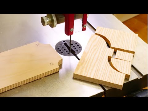 Saubere Bögen an der Bandsäge