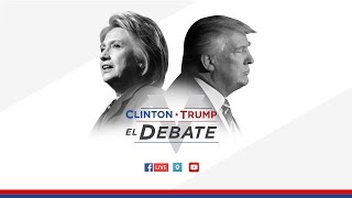 Tercer debate presidencial: Clinton vs. Trump en español