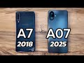 Samsung Galaxy A07 Gegen Samsung Galaxy A7 2018