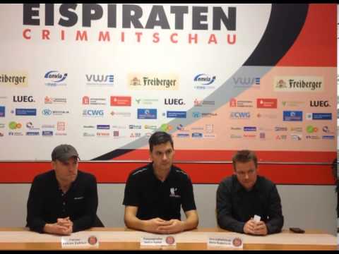 Pressegespräch zum 19. und 20. Spieltag der Eispiraten Crimmitschau