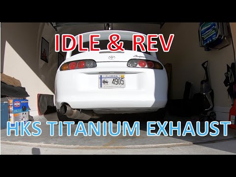 HKS Titanium Exhaust & HKS 272 Cams MKIV Single Turbo Supra