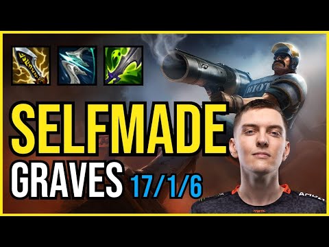 SELFMADE - GRAVES vs. PANTHEON Jungle | EUW GRANDMASTER | PATCH 10.25