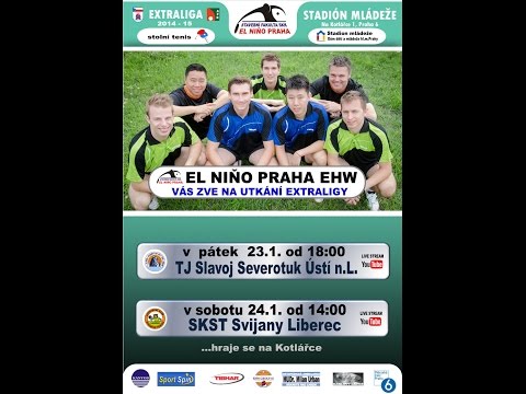 Extraliga mužů  El Niňo EHW Praha  - TJ Slavoj Ústí nad Labem