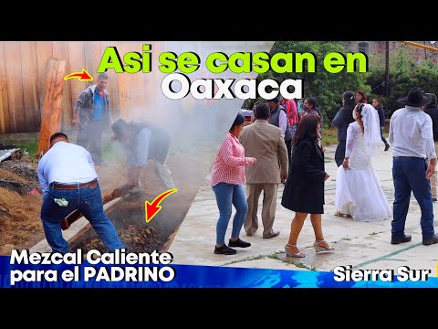 Asi es una tradicional Boda en la Sierra Sur de Oaxaca.