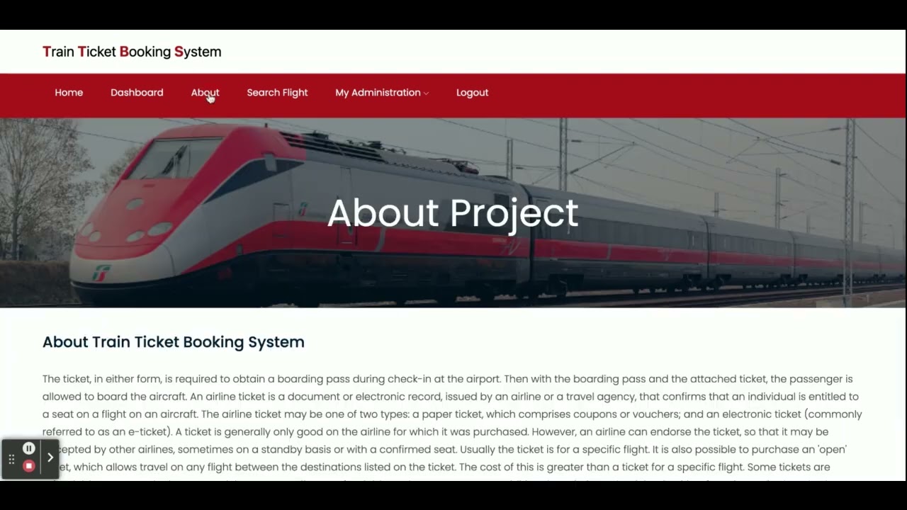 Train Ticket Booking System | Spring Boot Angular Project Tutorial | Spring Boot CRUD Project