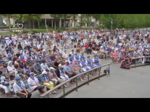 Chapelet du 23 août 2020 à Lourdes